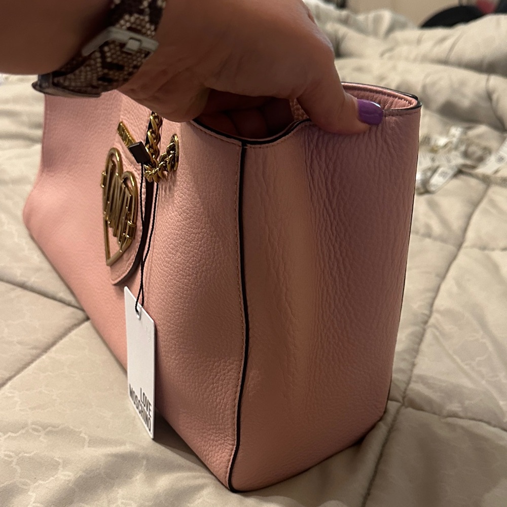 Love Moschino Dusty Rose Shoulder Bag - Picture 14 of 15